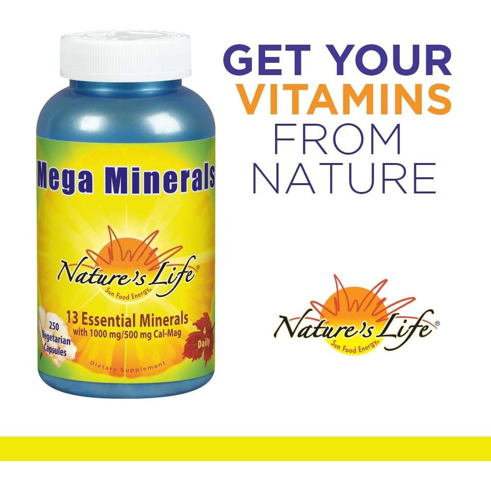 Suplemento Multiminerales Nature's Life 250 Cápsulas Vegetarianas
