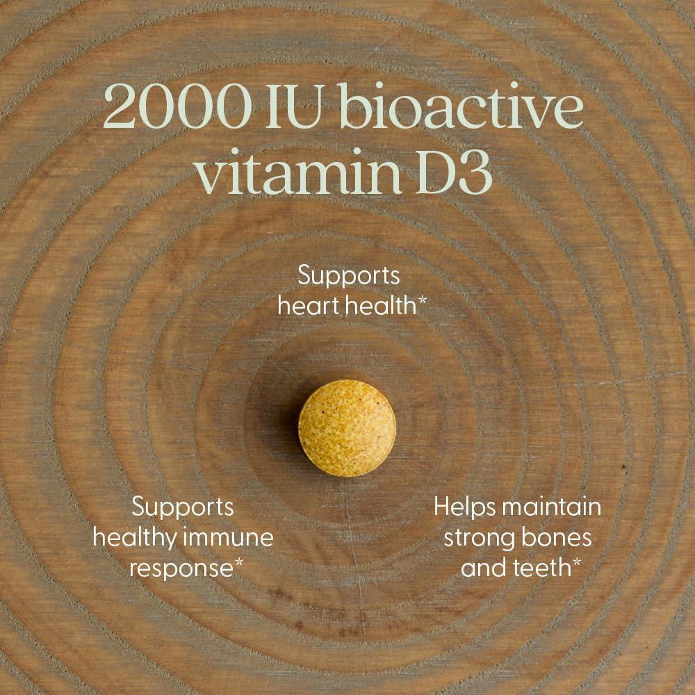 Vitamina D3 Fermentada Nueva Capítulo 30 Cápsulas 2000 UI