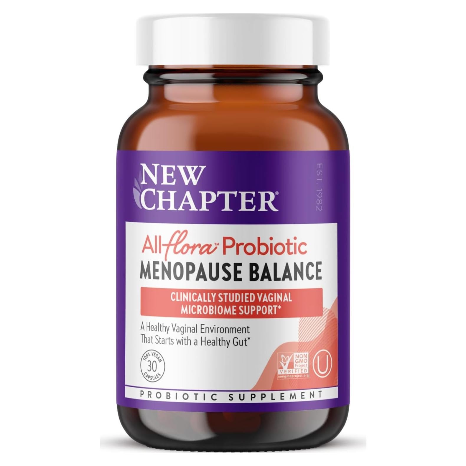 Suplemento Probiotico Nuevo Capítulo Menopausia 30 Cápsulas