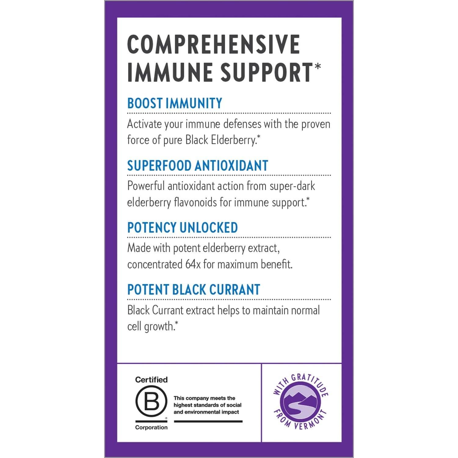 Cápsulas Veganas New Chapter Elderberry Force 30 Unidades