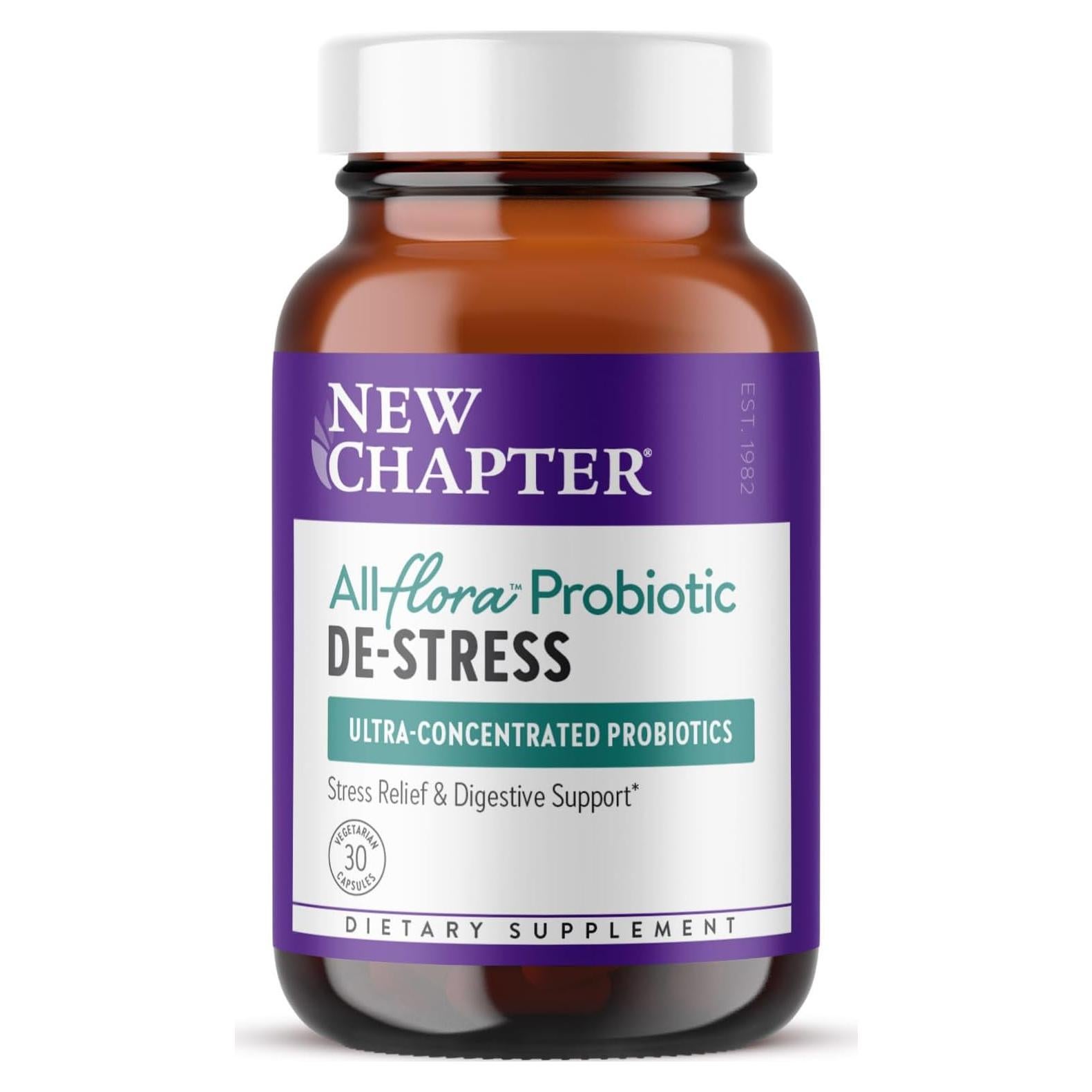 Suplemento Pro-Biótico Nueva Capítulo De-Stress 30 ct