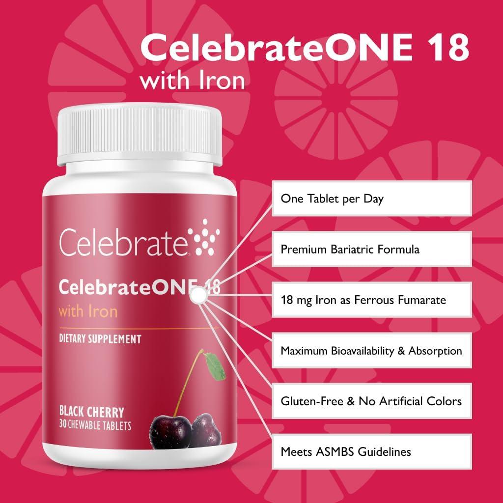 Celebrate Vitamins CelebrateONE 18 Masticables 30 Tabletas Hierro 18mg