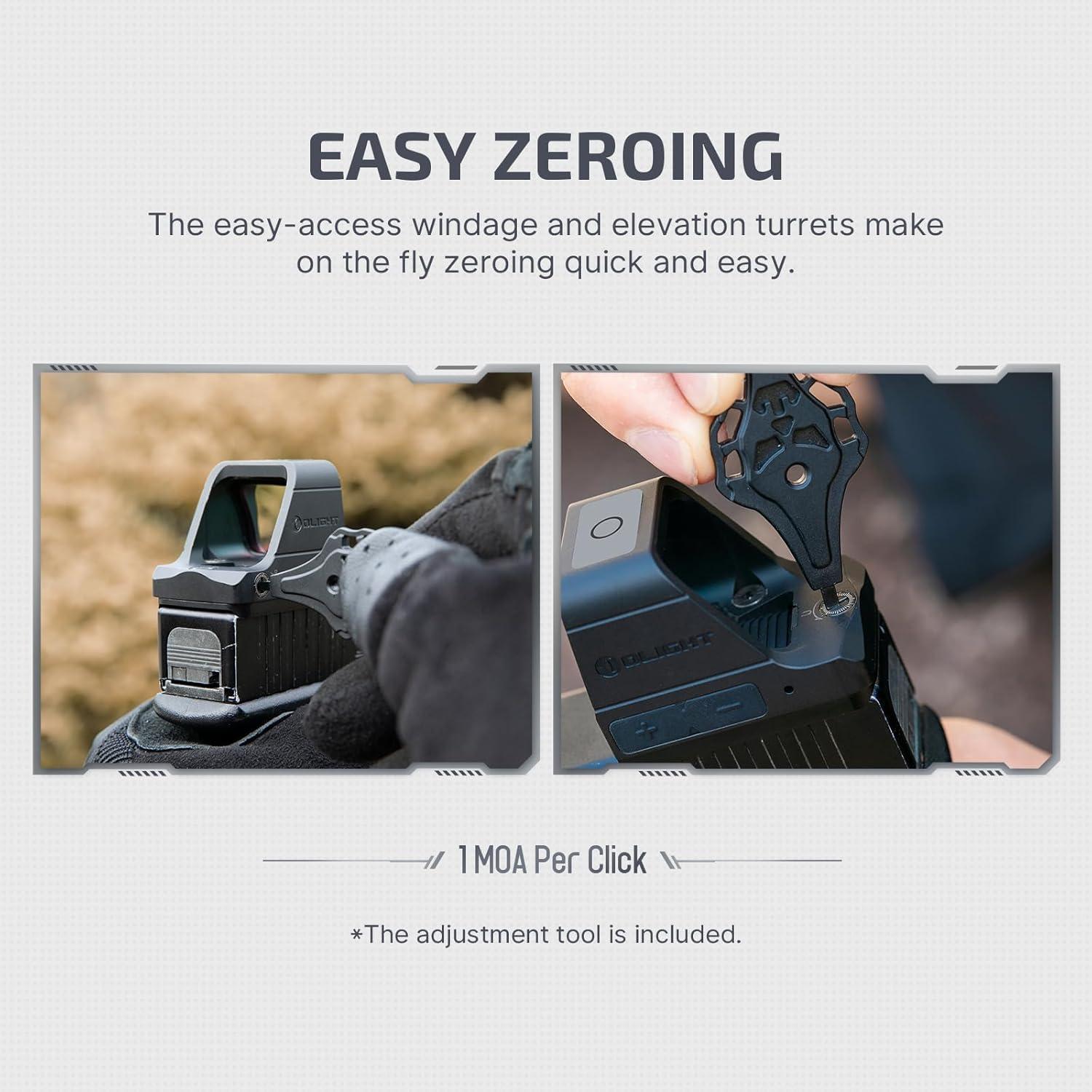 OLIGHT Osight Punto Rojo Recargable con Cubierta Carga