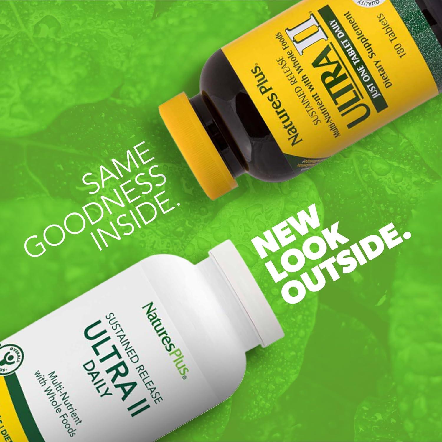 Multivitamina NaturesPlus Ultra II - 360 Tabletas - Energía y Salud