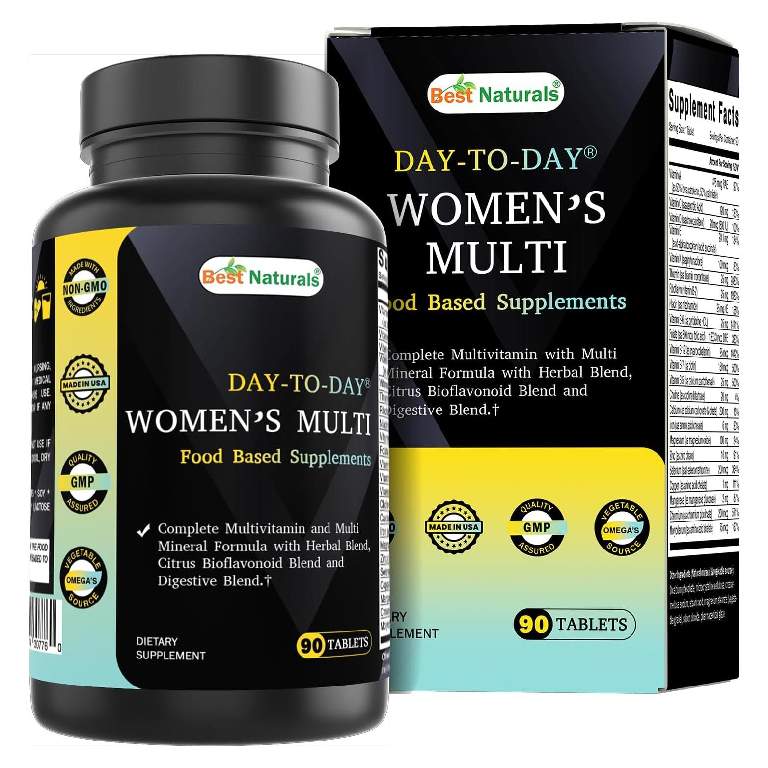 Multivitamínico y Multimineral Diario Mejor Naturales 90 Tabletas