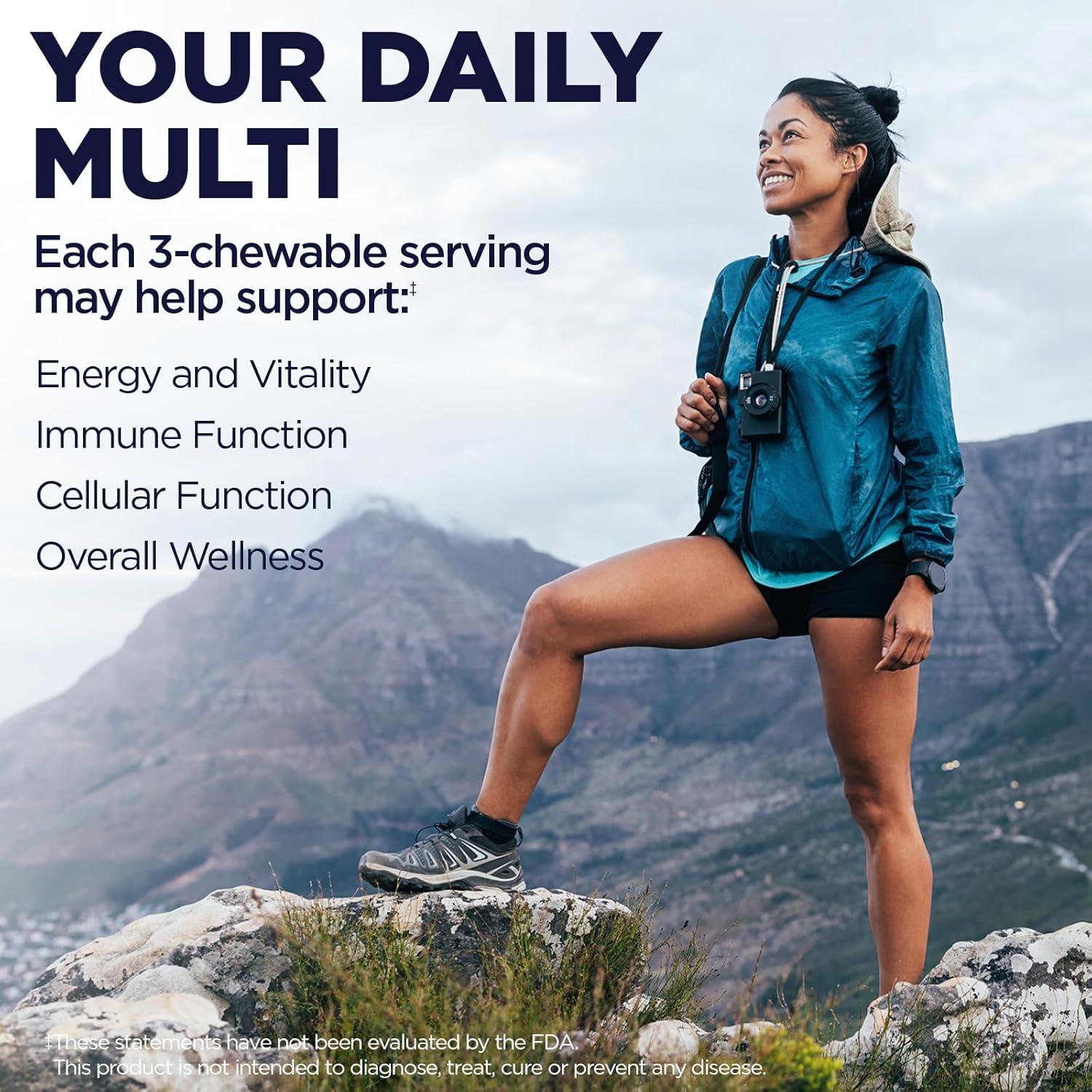 Suplemento Energético KAL Multivitamínico Masticable 60ct