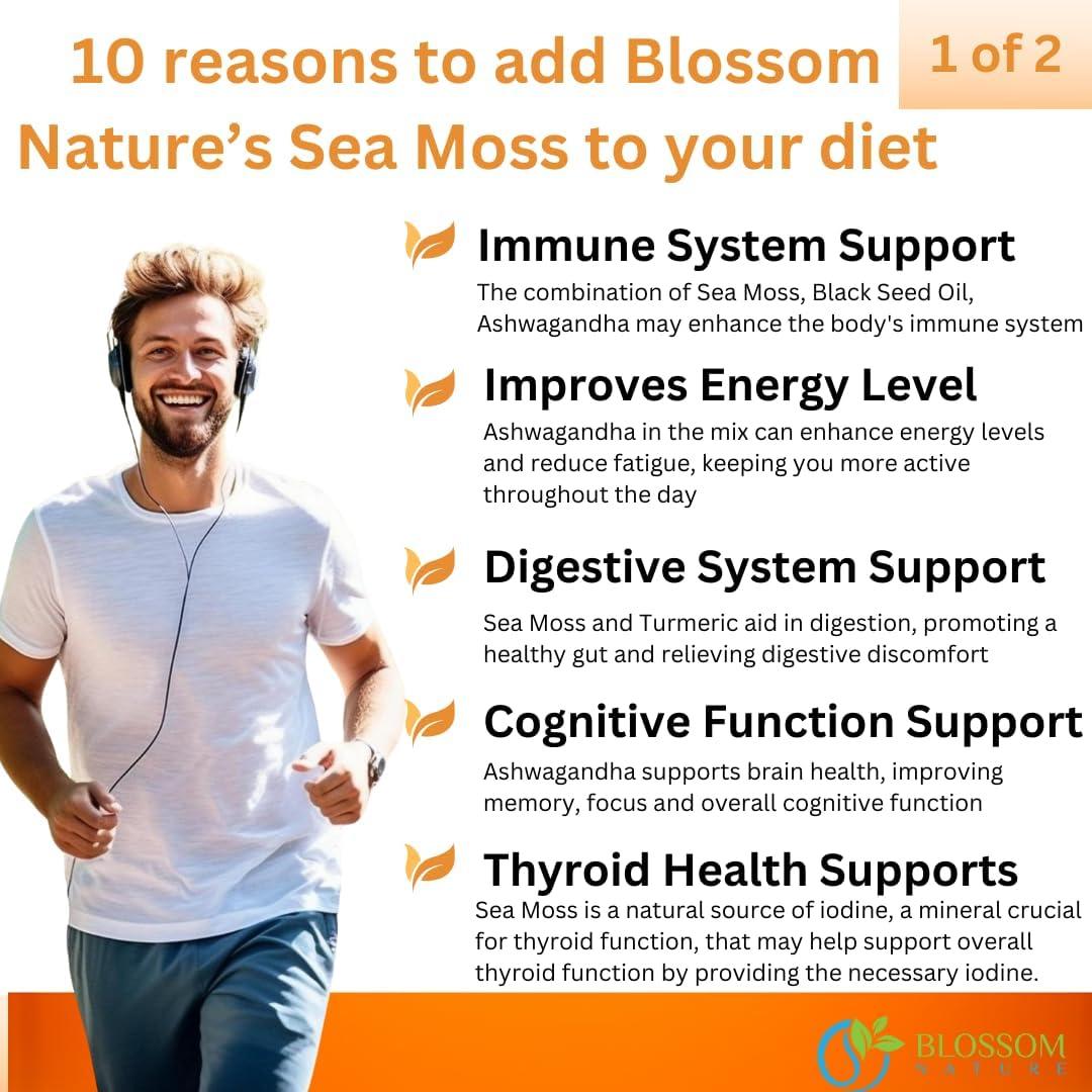 Cápsulas Veganas Blossom Nature 10-en-1 3000mg Superalimentos