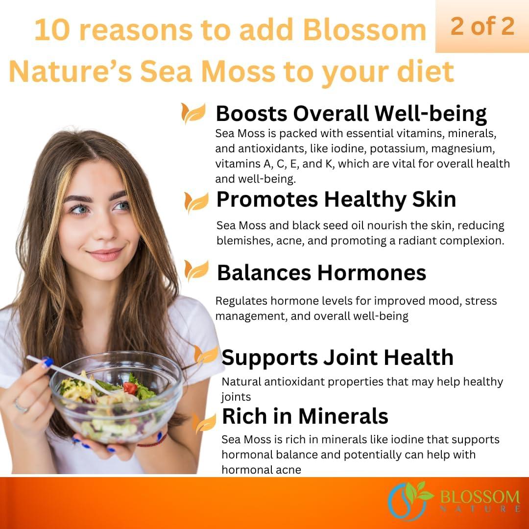 Cápsulas Veganas Blossom Nature 10-en-1 3000mg Superalimentos