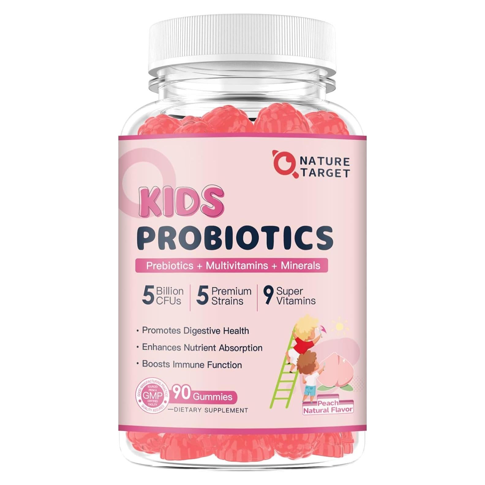 Gominolas Probioticas para Niños Nature Target 45 Porciones
