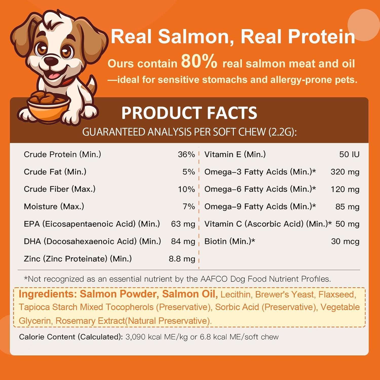 NATURE TARGET Suplemento Aceite de Pescado Omega 3 para Perros 120 Golosinas