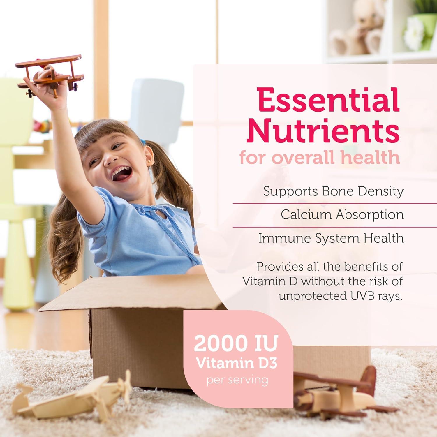 Tabletas Masticables Vitamina D3 + K2 Zahler 90 Unidades