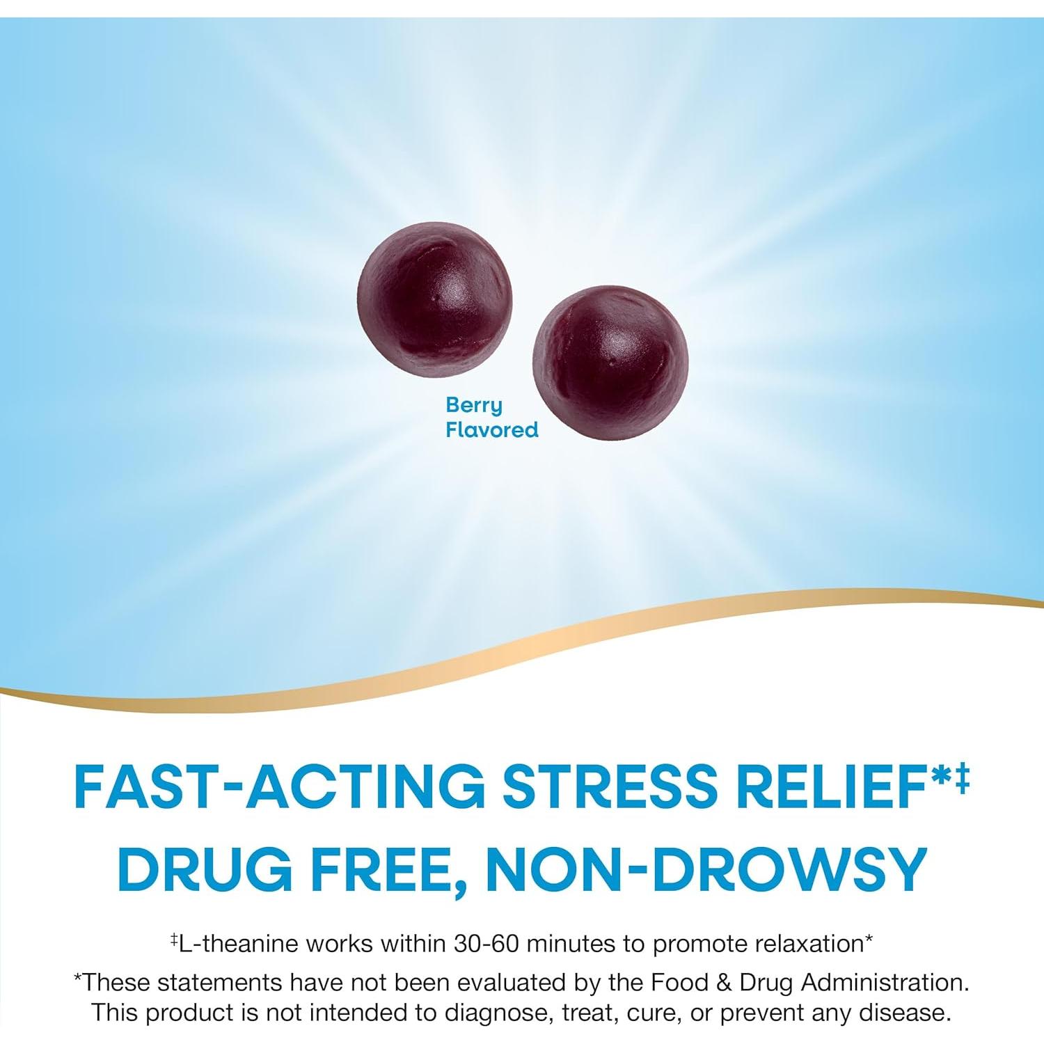 Gomitas Quick Calm Nature's Way con L-Theanina y Ashwagandha