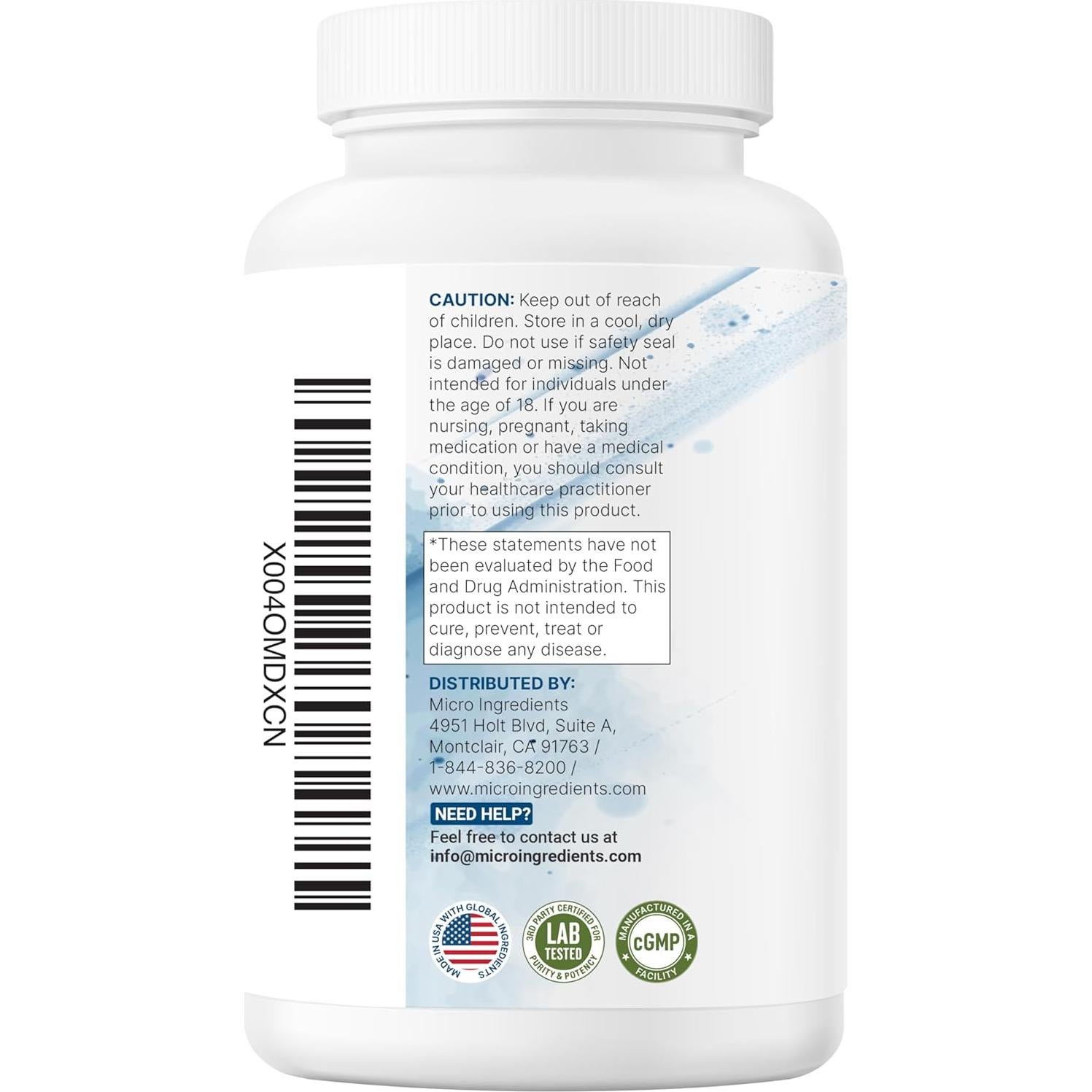 Multivitamina Metilada Pura Micro Ingredients 240 Cápsulas Hombres