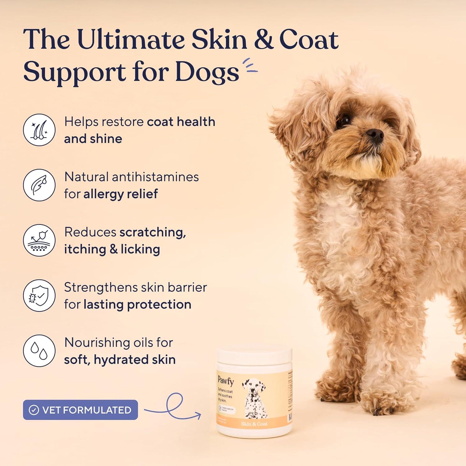 Galletas Pawfy para Perros - Alivio Alergias y Piel Picante 30u