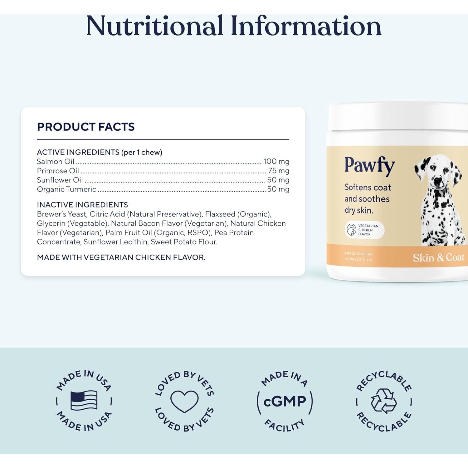 Galletas Pawfy para Perros - Alivio Alergias y Piel Picante 30u