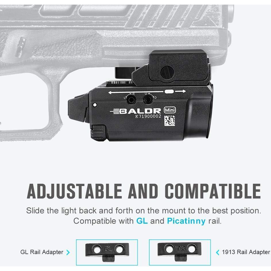 Linterna Táctica OLIGHT Baldr Mini 600 Lúmenes USB Verde