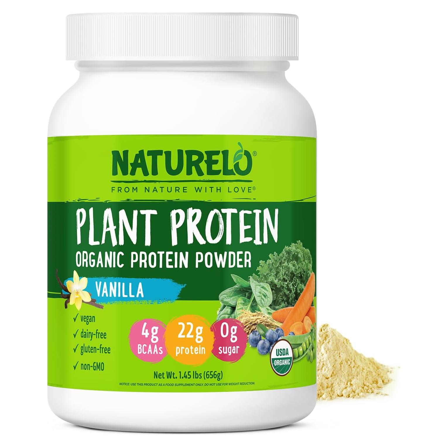 Polvo de Proteína Vegetal NATURELO Vainilla 660g - Vegano