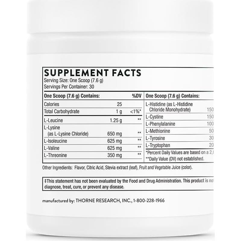 THORNE Dúo de Potencia - Aminoácidos + Creatina 30-90 Porciones
