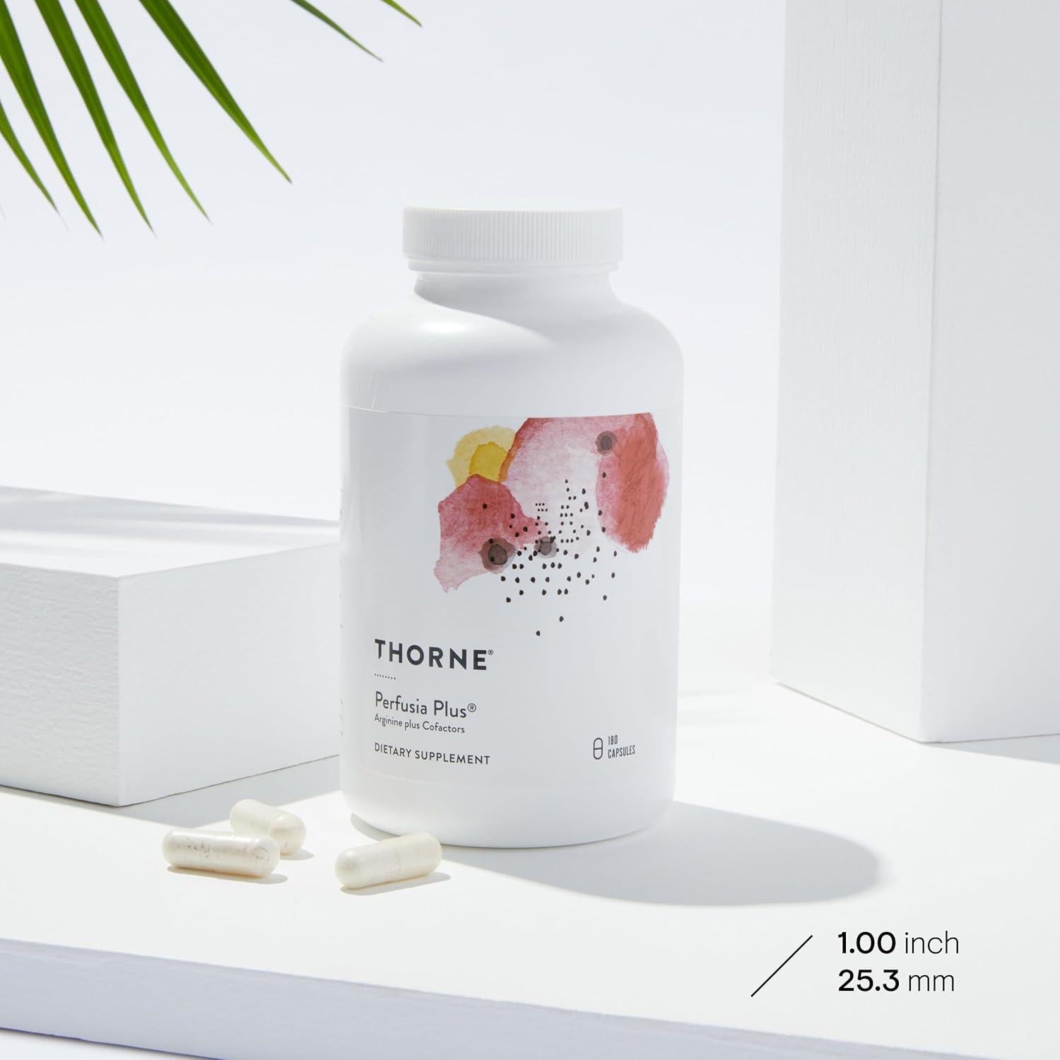 Suplemento L-Arginina Plus Thorne - 180 Cápsulas para Función Cardíaca