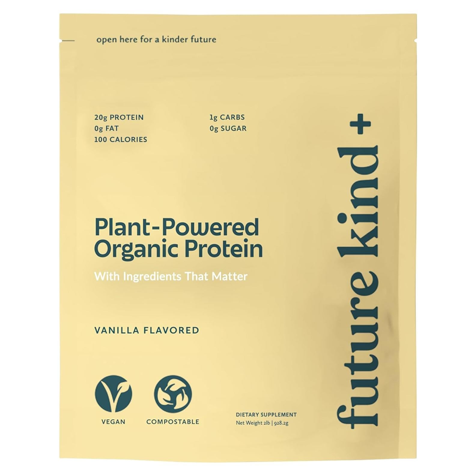 Polvo de Proteína Vegana Future Kind Vainilla 20g 34 Porciones