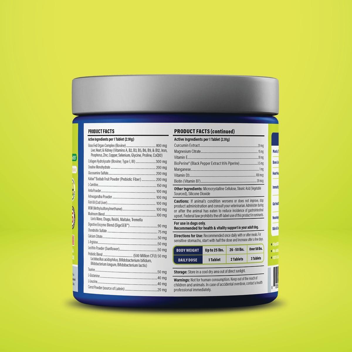 Suplemento Multifuncional para Perros Vetericyn 90 Cápsulas