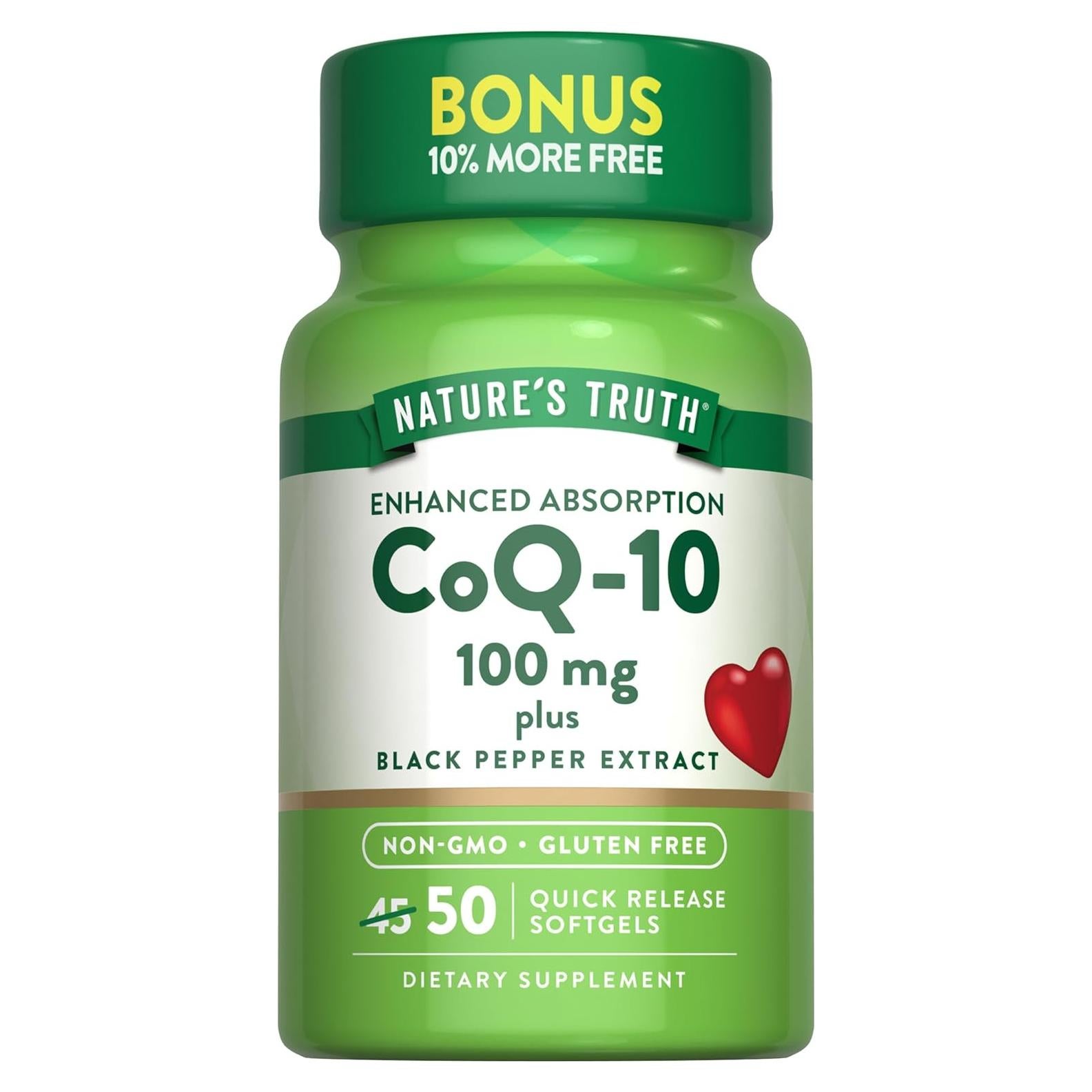 CoQ10 100mg La Verdad de la Naturaleza 50 Gelatinas Blandas