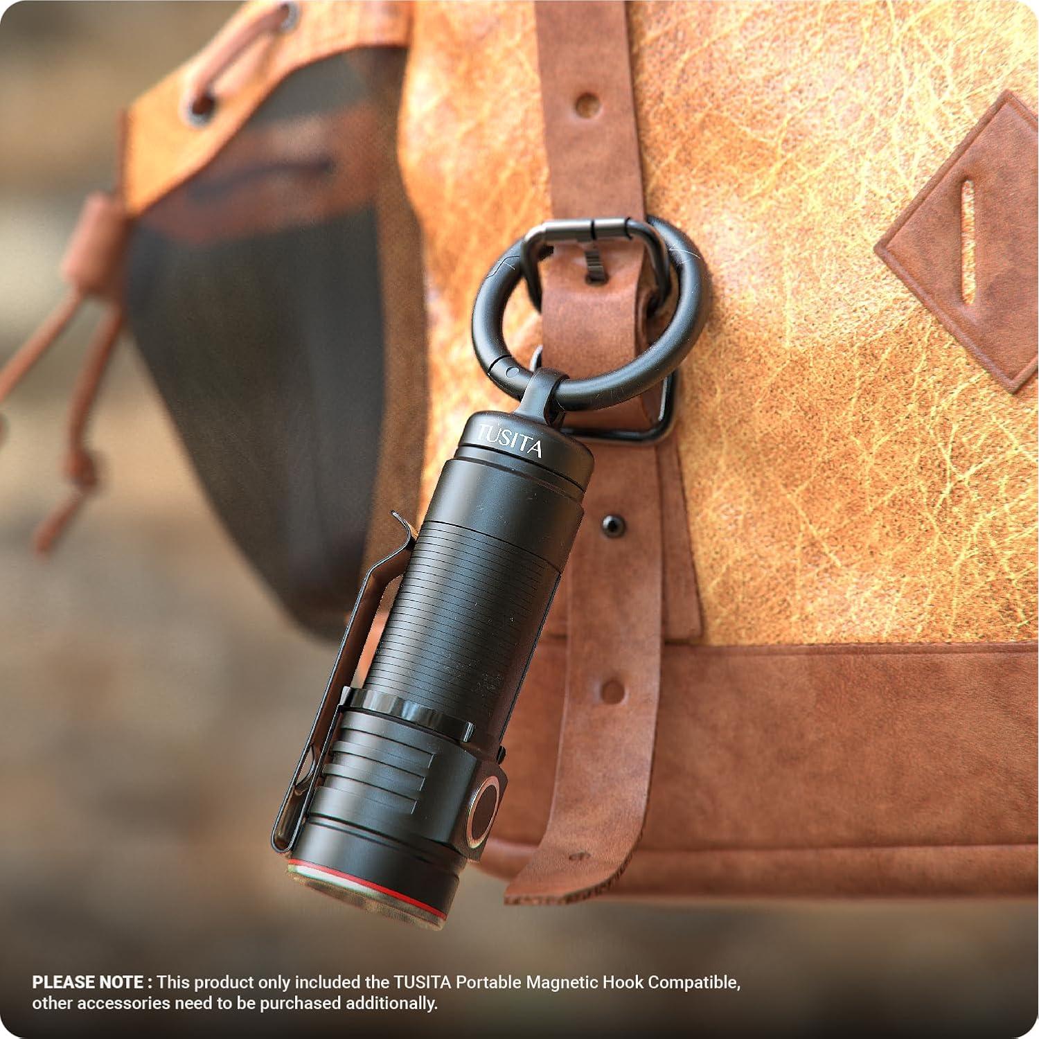 Gancho Magnético TUSITA para Linternas Olight NEBO 7.99x1.98cm