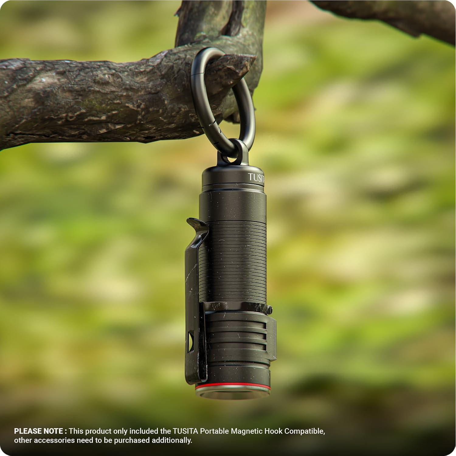 Gancho Magnético TUSITA para Linternas Olight NEBO 7.99x1.98cm