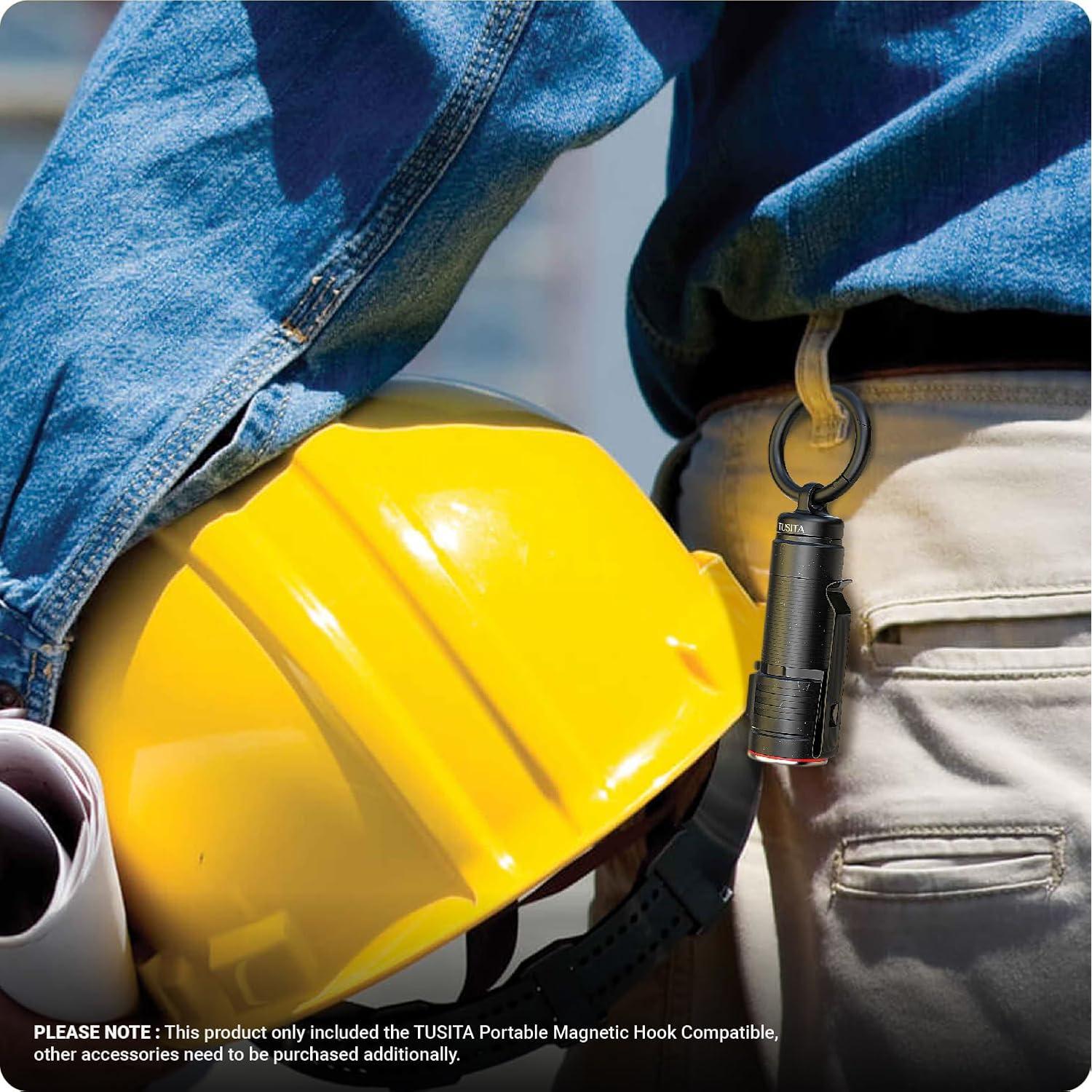 Gancho Magnético TUSITA para Linternas Olight NEBO 7.99x1.98cm