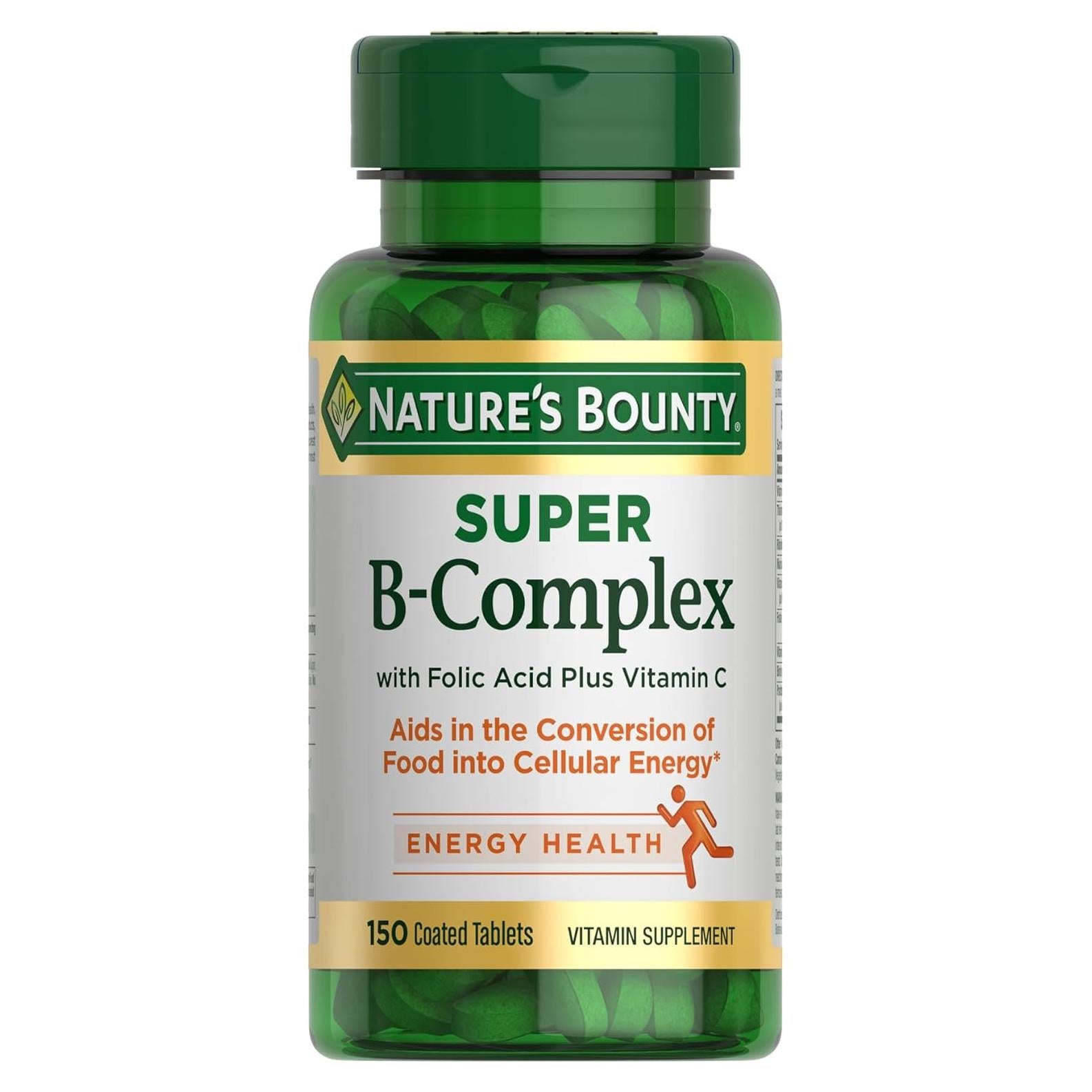Vitaminas Complejo B Super Nature's Bounty 150 Tabletas