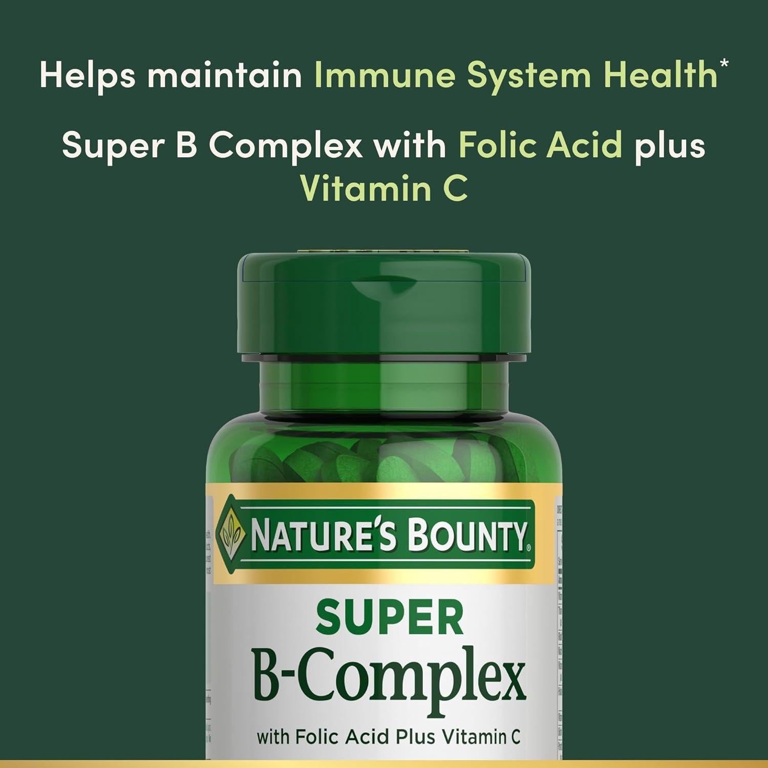 Vitaminas Complejo B Super Nature's Bounty 150 Tabletas