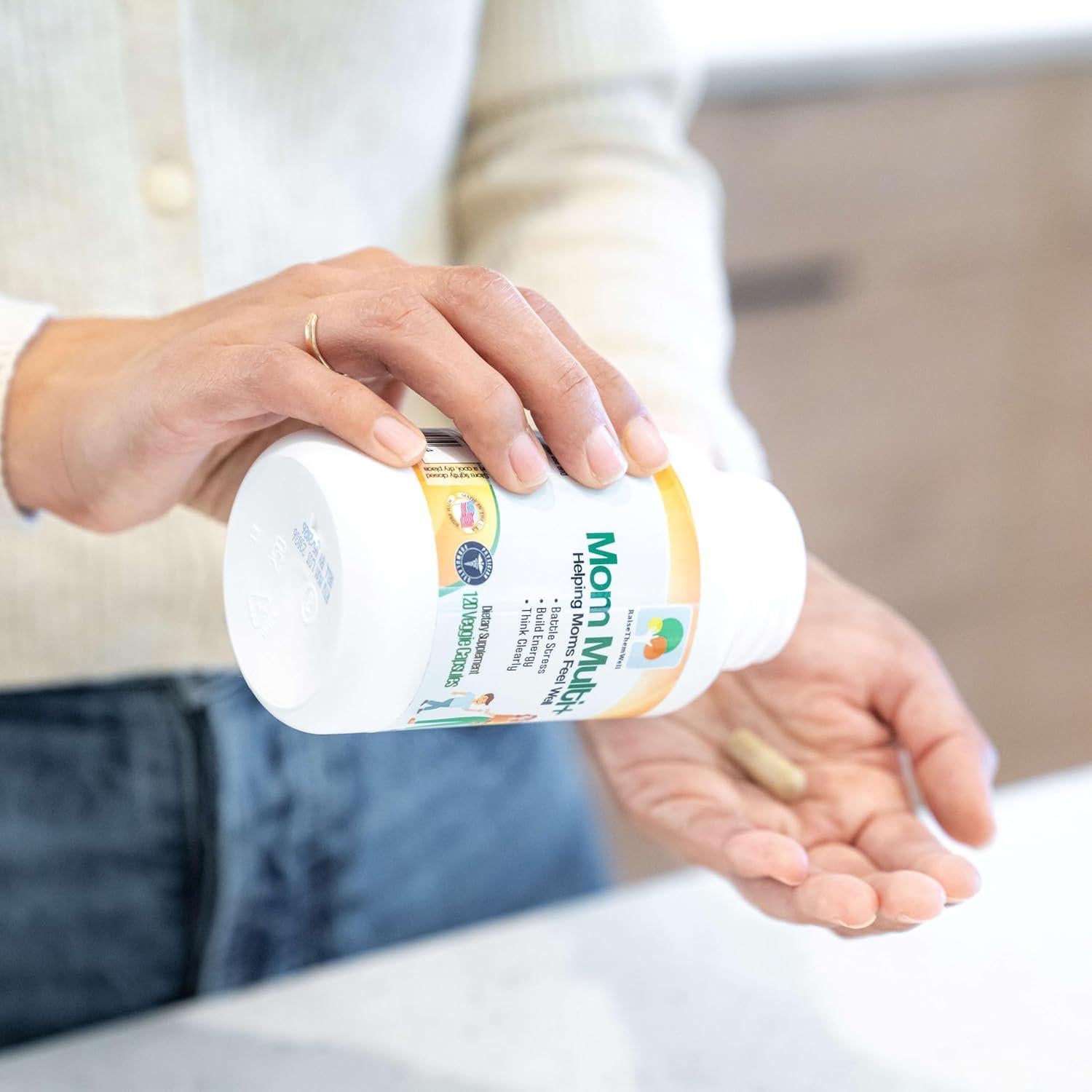 Multivitamina Diaria para Mujeres Mom Multi+ 120 Cápsulas Veganas