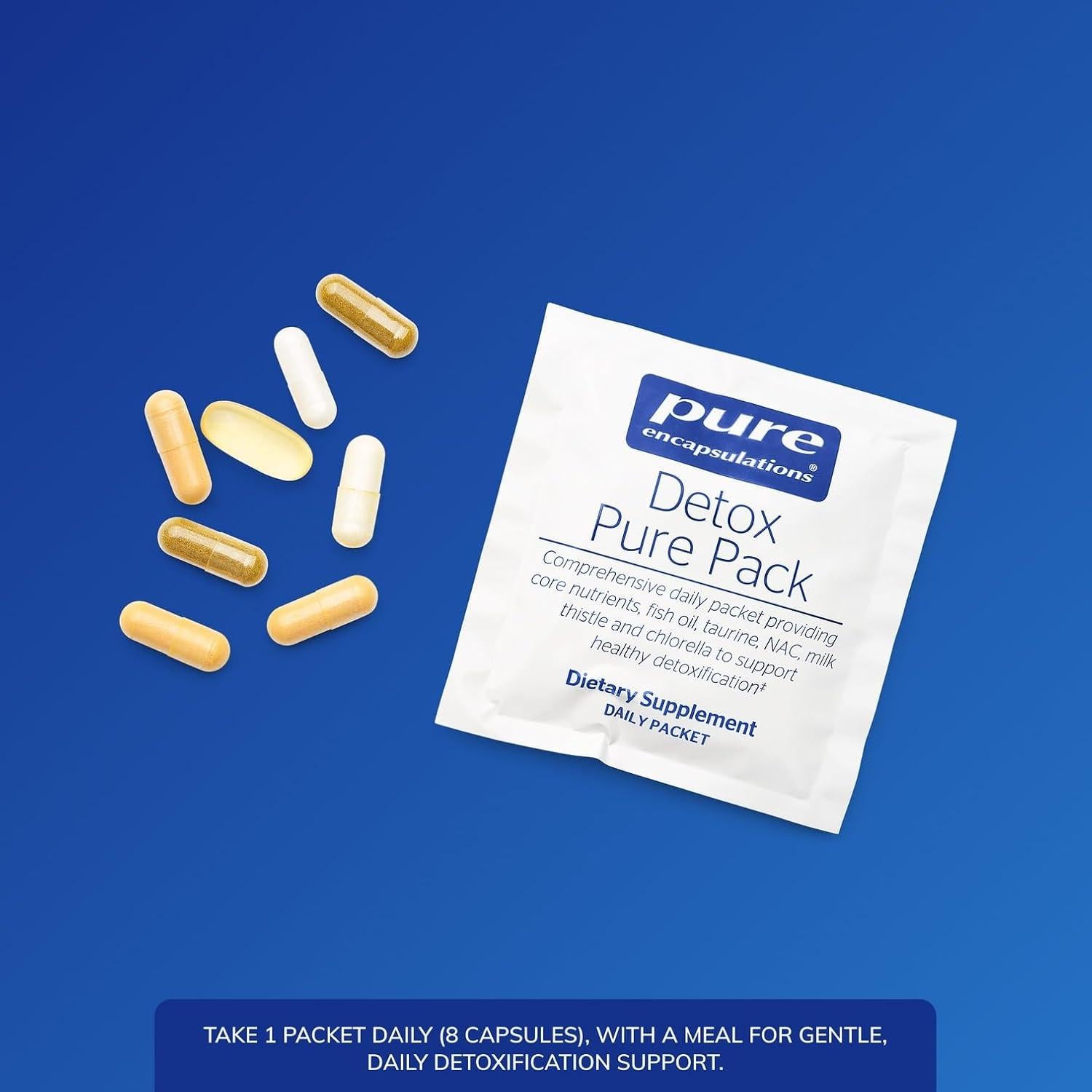 Paquete Detox Puro Pure Encapsulations | 30 Paquetes Diarios