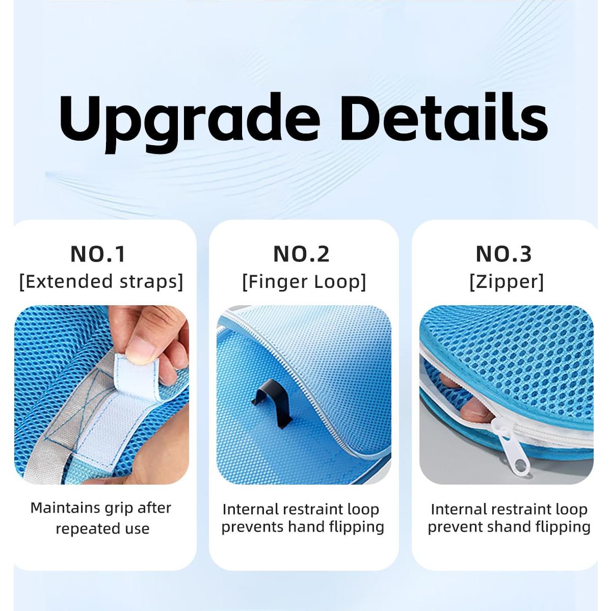 Guantes de Restricción CRAZY ROSA para Cuidado de Adultos Mayores