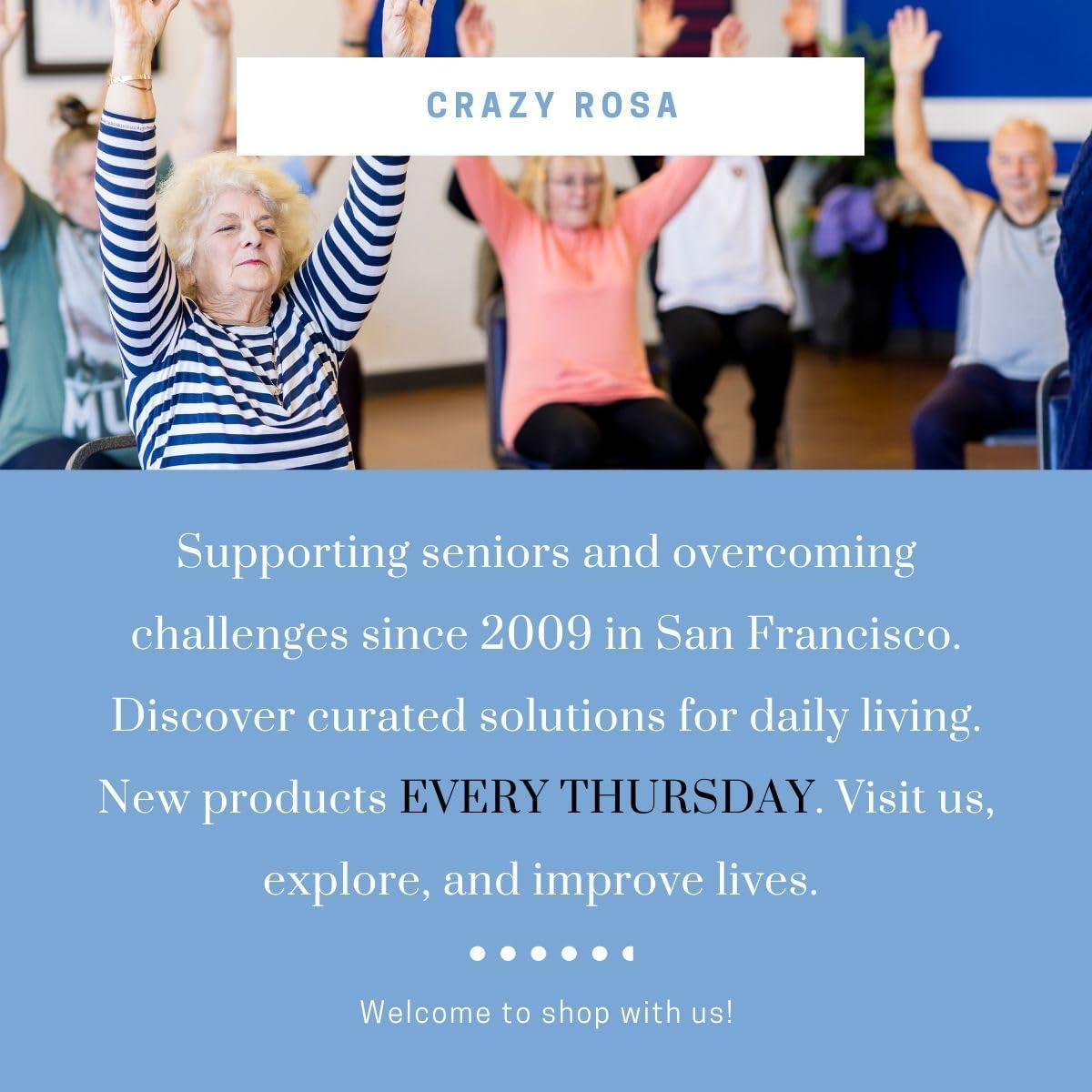 Guantes de Restricción CRAZY ROSA para Cuidado de Adultos Mayores