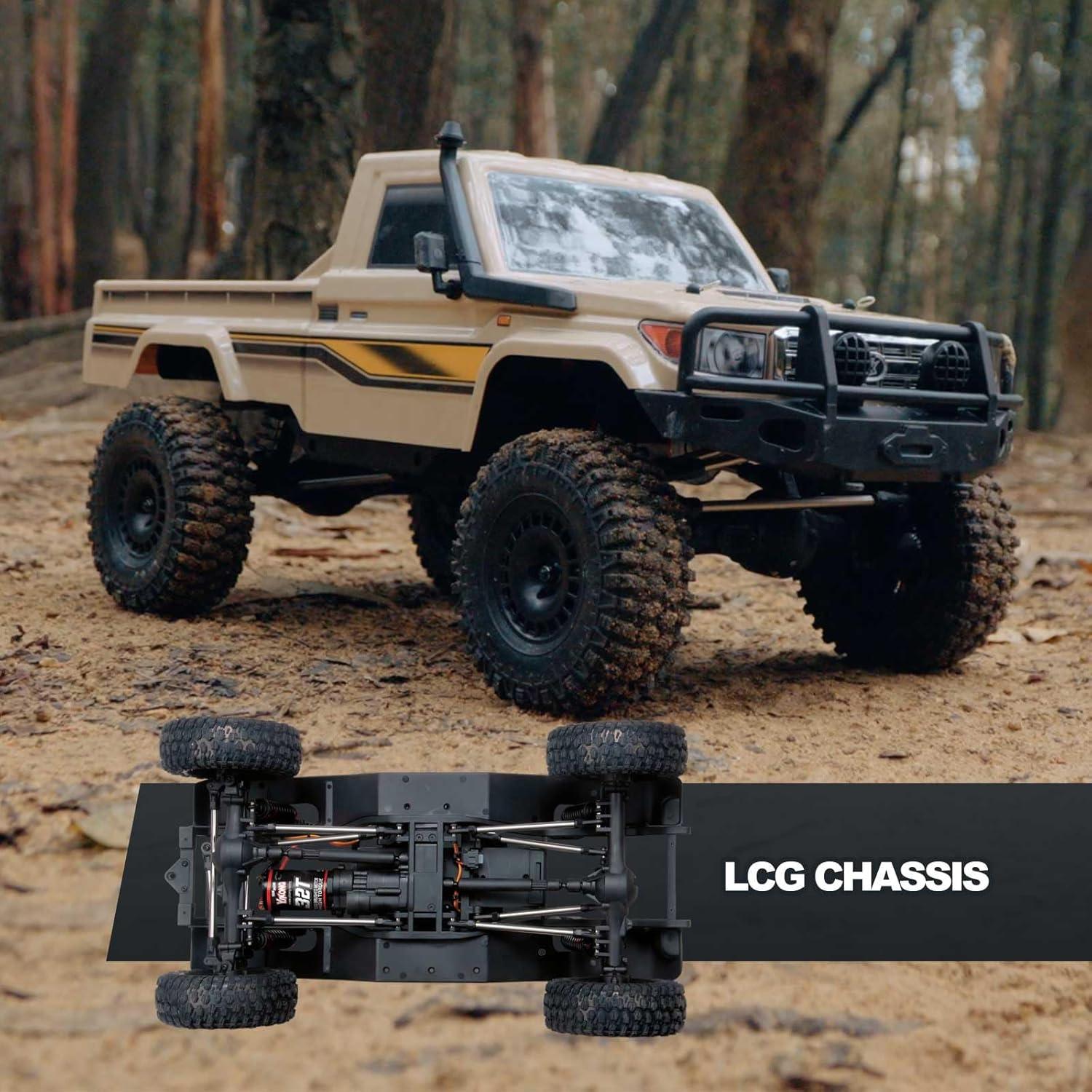 Coche RC 1/10 BEEZRC YKHOBBY YK41011 Gris 4WD Off Road