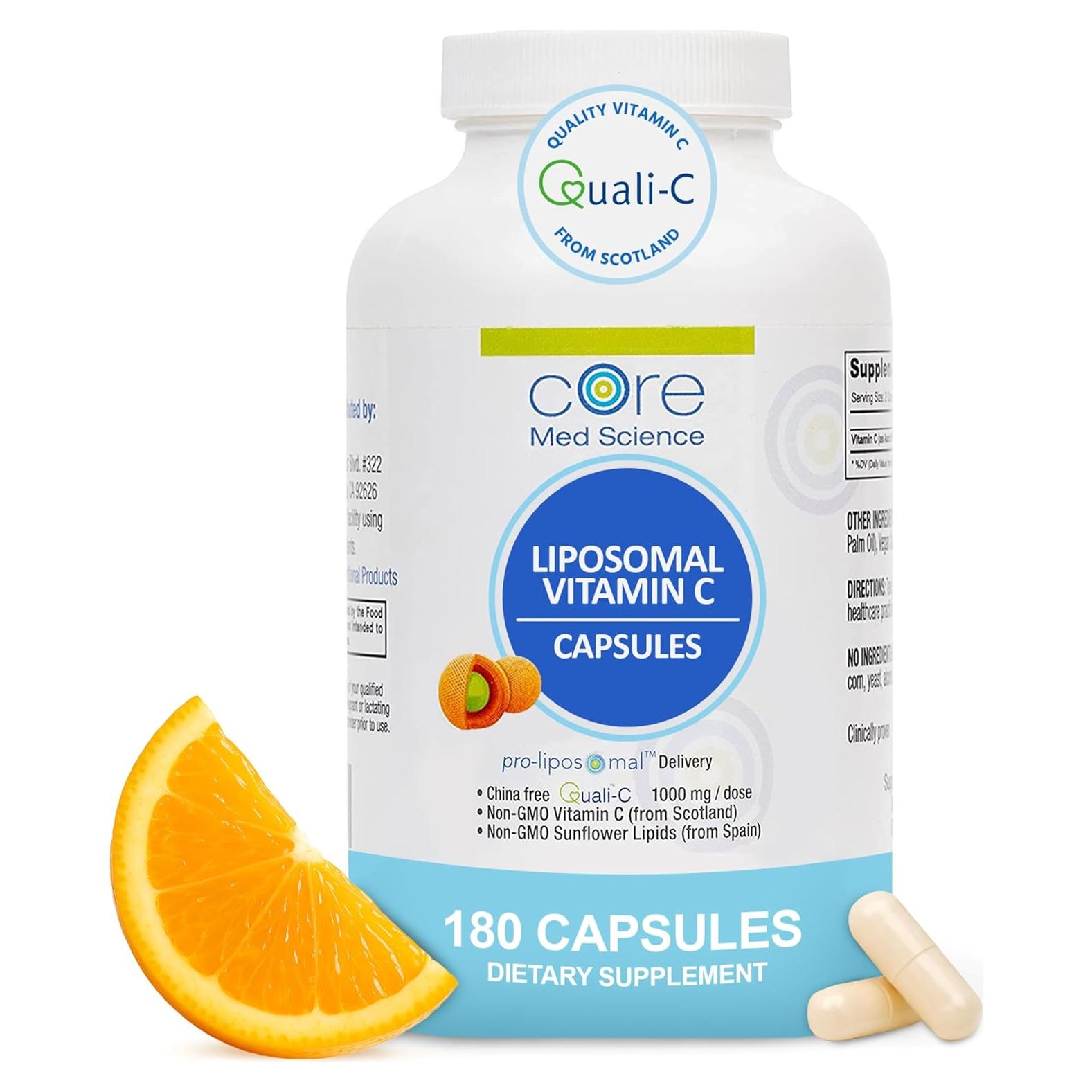 Vitamina C Liposomal 1000mg Core Med Science 180 Cápsulas