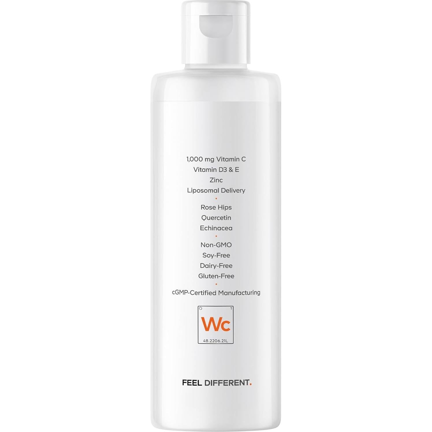 Suplemento Líquido Vitamina C 1000mg Codeage Wonder-C 450ml