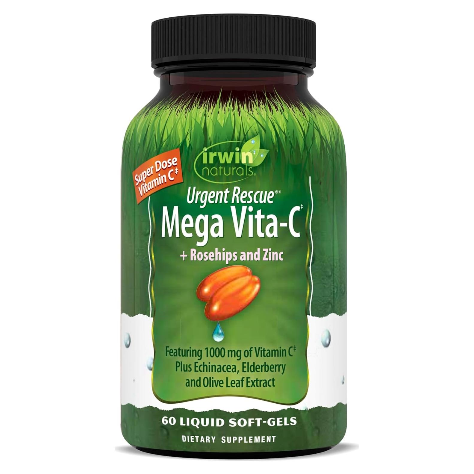 Suplemento de Vitamina C Irwin Naturals 60 Gel Blandos