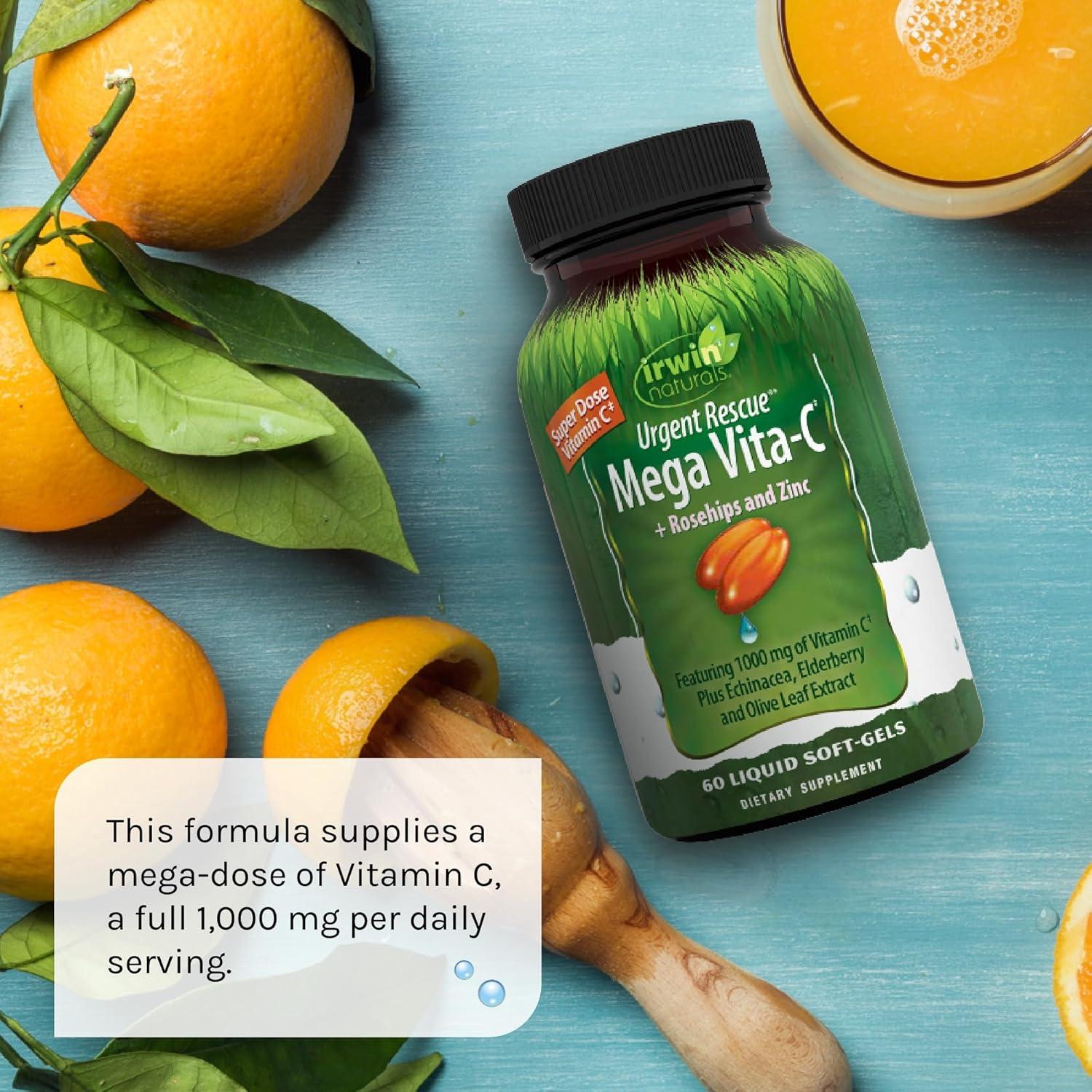 Suplemento de Vitamina C Irwin Naturals 60 Gel Blandos