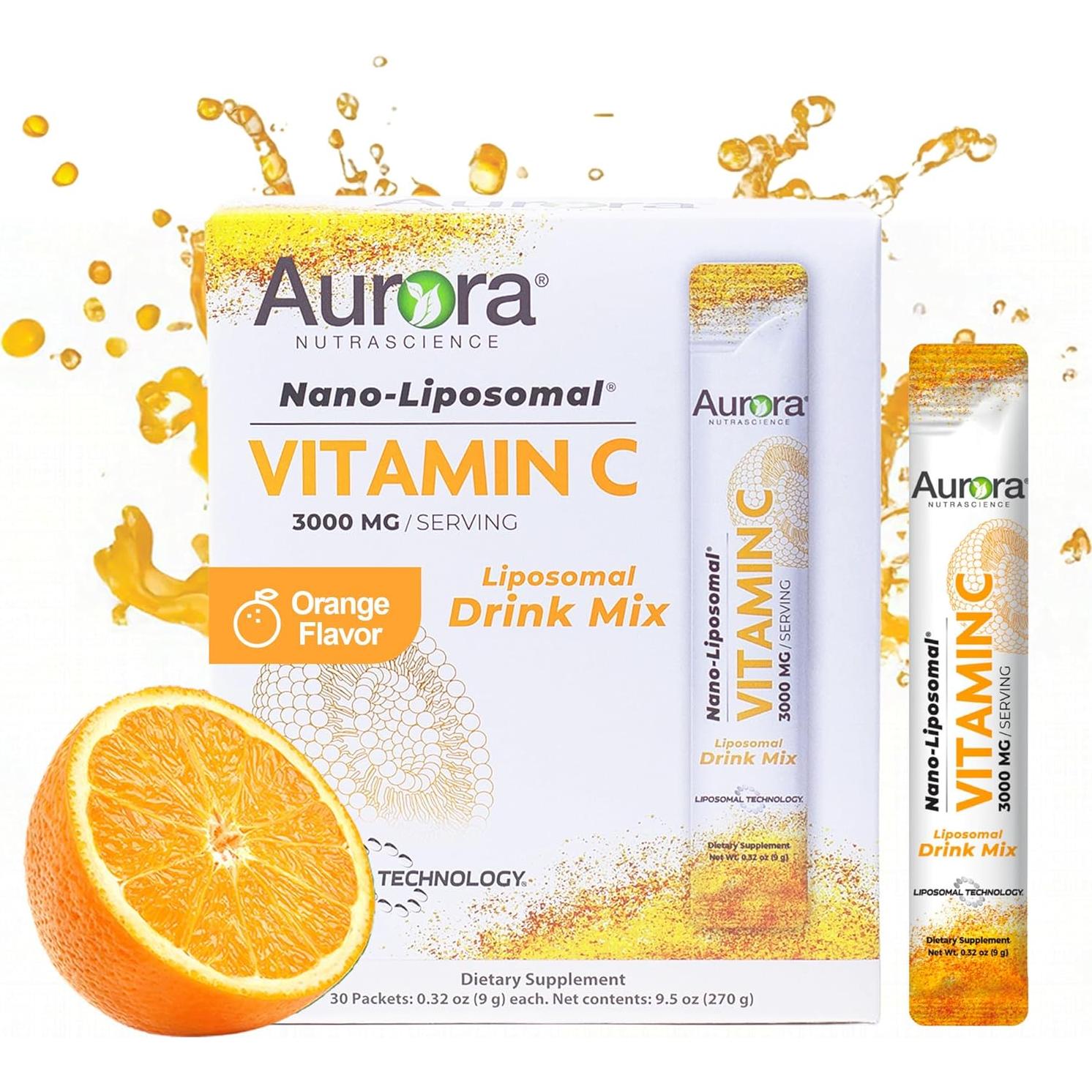 Aurora Nutrascience Vitamina C Liposomal 3000 mg 30 Sobres