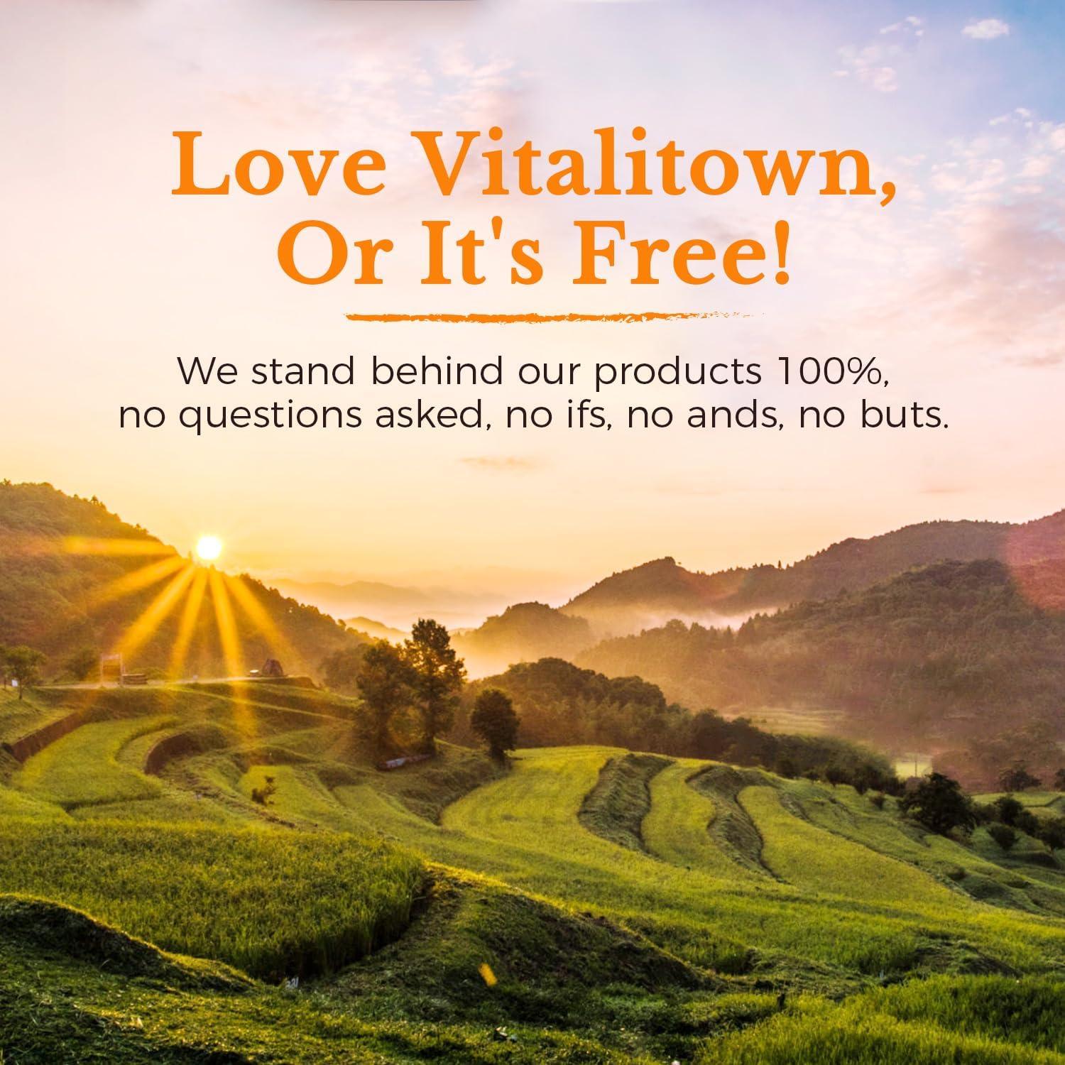 Complejo de Vitamina C Vitalitown 1000mg con Rosa Mosqueta y Cúrcuma - 120 Tabletas