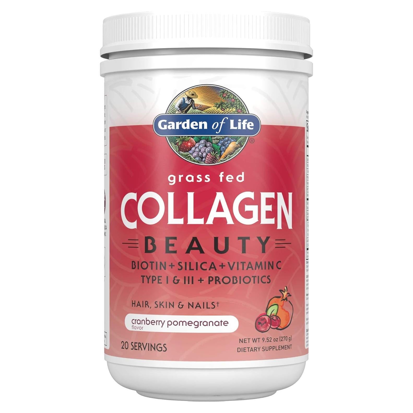 Colágeno de Belleza Garden of Life 270g Arándano Granado