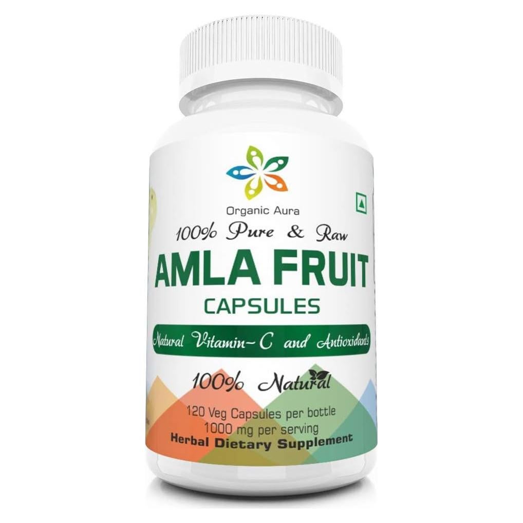 Cápsulas de Amla 1000mg 120 unidades - Organic Aura