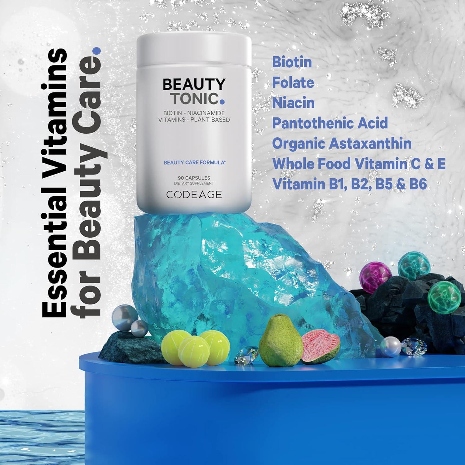 Suplemento Vegano Tónico de Belleza Codeage 90 Cápsulas