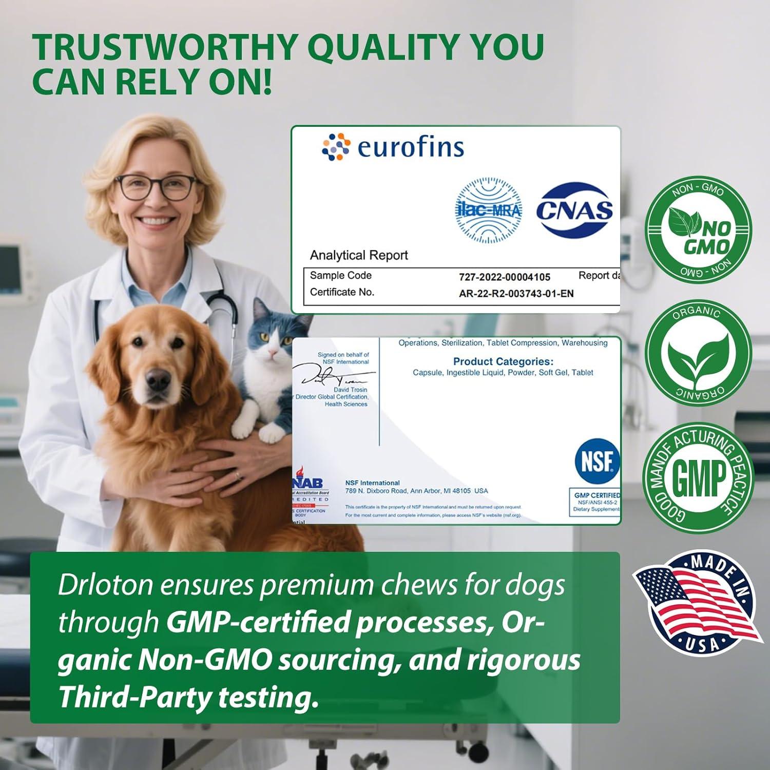 Masticables Alivio Alergias Perros Drloton 180 Unidades