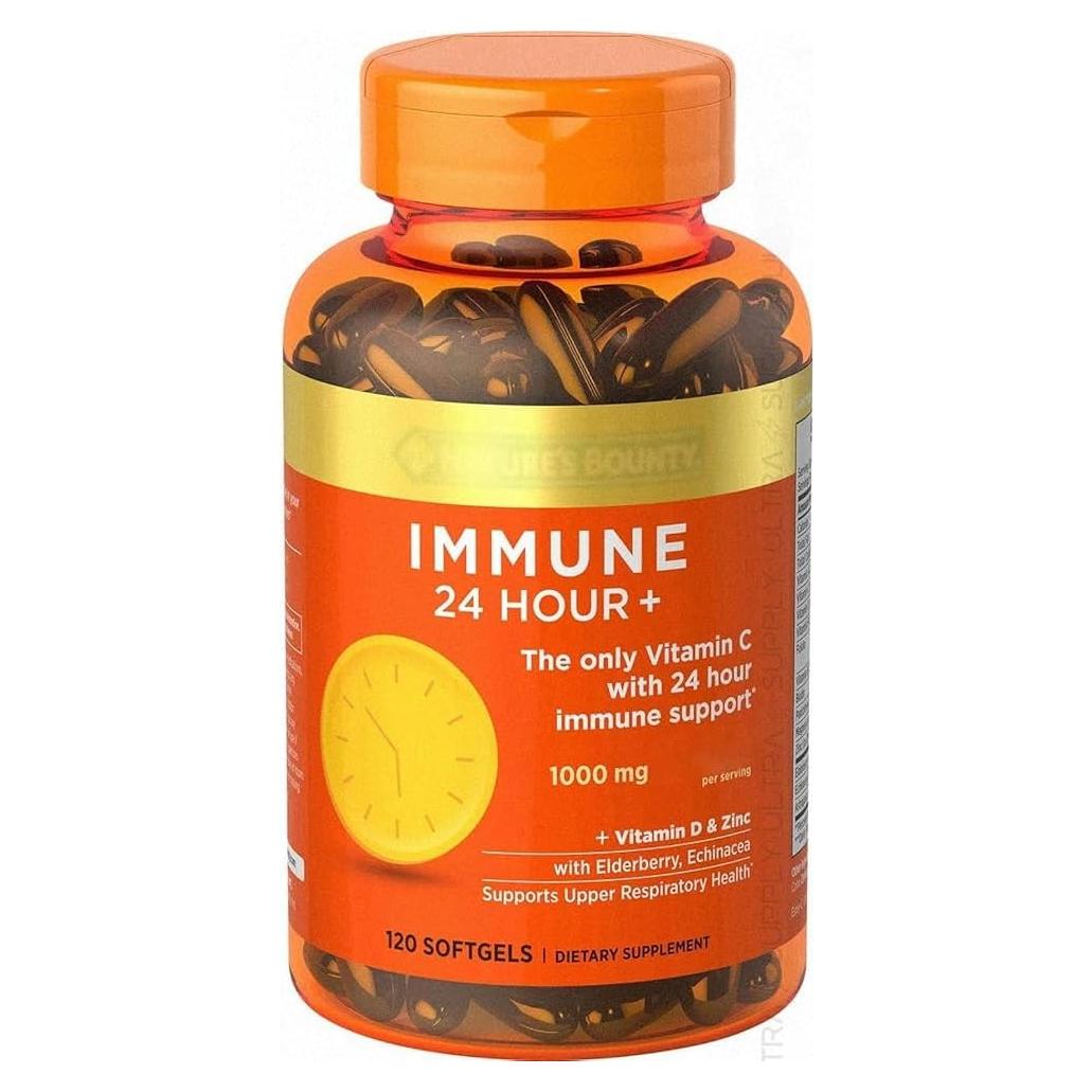 Suplemento Inmunidad 24 Horas Sky 1000mg Vitamina C 120 Cápsulas