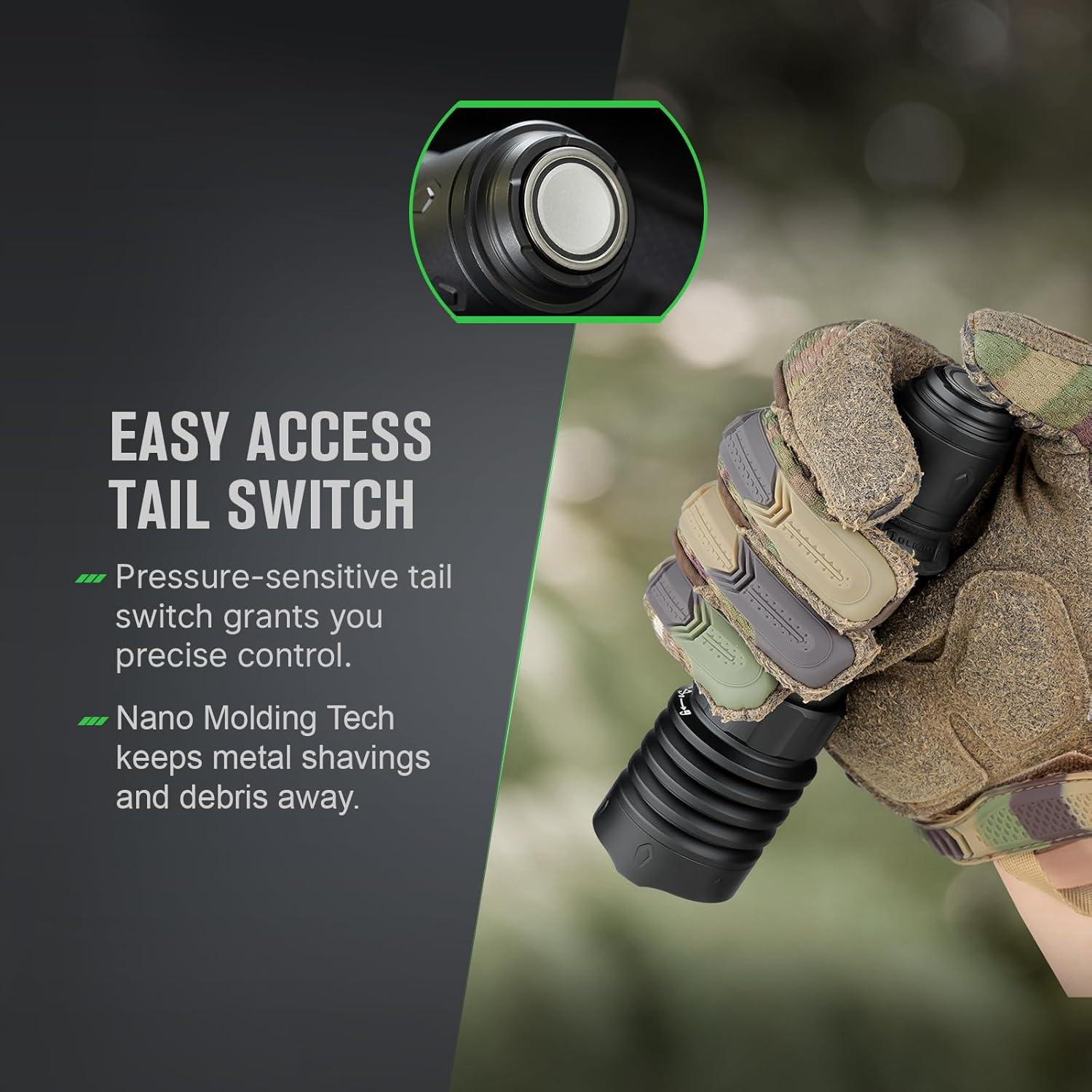 Linterna Táctica OLIGHT Warrior X 4 2600 Lúmenes USB-C