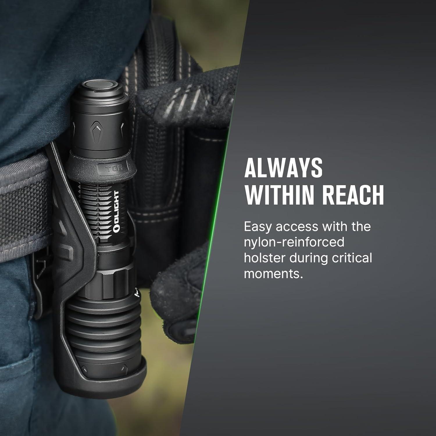 Linterna Táctica OLIGHT Warrior X 4 2600 Lúmenes USB-C