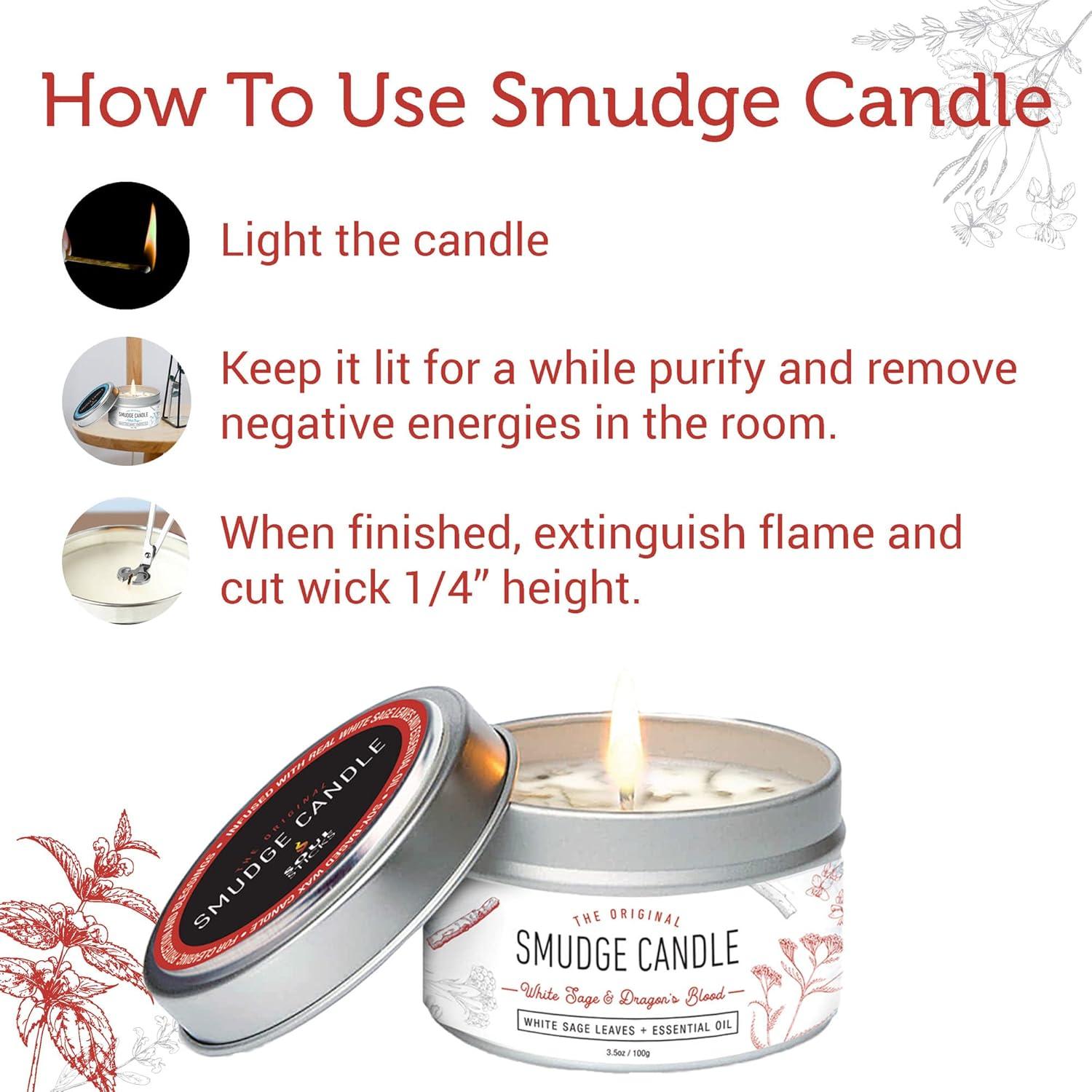 Vela de Limpieza Soul Sticks 113g - Sábila Blanca y Sangre de Dragón